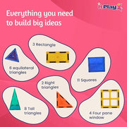 ITPlay Magnetic Tiles 34 Pcs Building Set