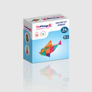 ITPlay Magnetic Tiles 34 Pcs Building Set