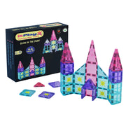 ITPlay Magnetic Tiles 44 Pcs Glow in the Dark Building Set