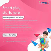ITPlay Magnetic Tiles Building Set -59 Pcs