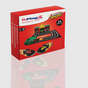 ITPlay Road Racer Theme Build Magnetic Tiles – 39 Pcs Set