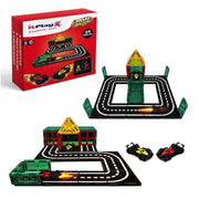 ITPlay Road Racer Theme Build Magnetic Tiles – 39 Pcs Set