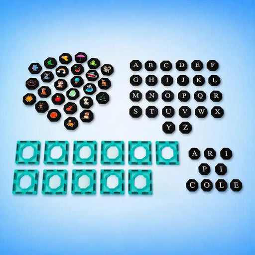 ITPlay Word Builder Learning Magnetic tiles (72 Pcs)