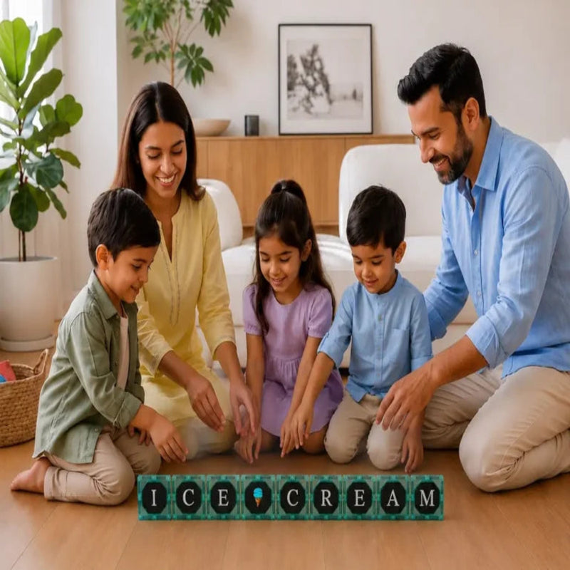 ITPlay Word Builder Learning Magnetic tiles (72 Pcs)
