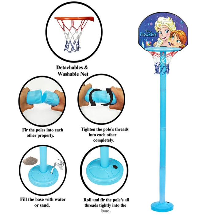 IToys Disney Frozen Shooting Basket Ball Game Set-Outdoor Toys-Itoys-Toycra