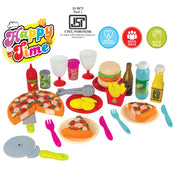 IToys Happy Time Pizza Set 48 Pieces - Mutli Color