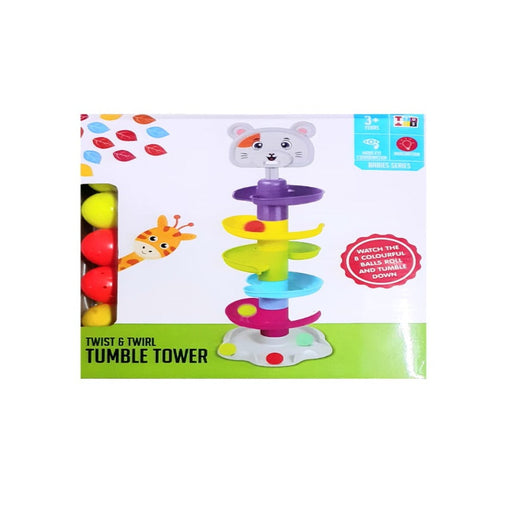IToys Twist & Twirl Tumble Tower - Multicolor-Preschool Toys-Itoys-Toycra