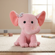 Mirada Pink Elephant Soft Toy - 26cm