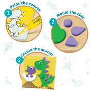 ImagiMake Clay Murals - Dino