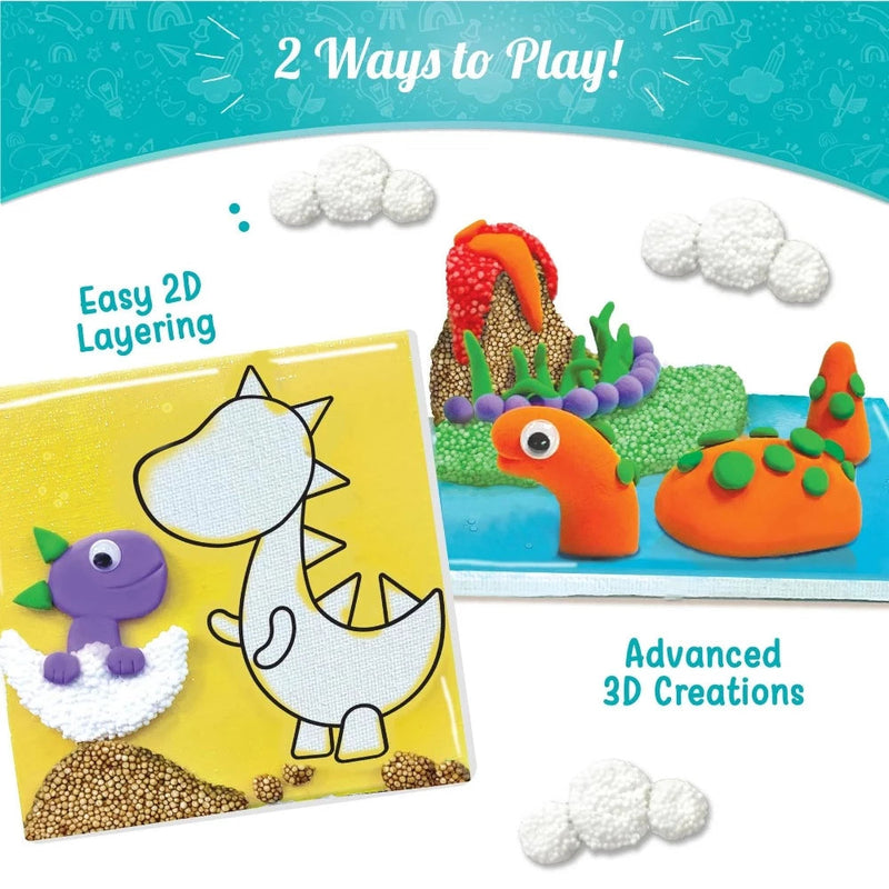 ImagiMake Clay Murals - Dino