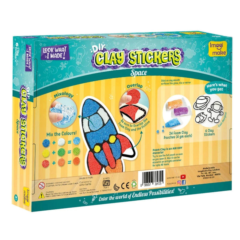 ImagiMake Clay Stickers