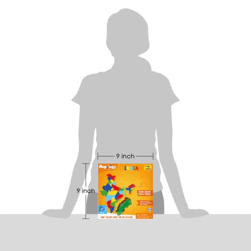 ImagiMake Mapology : States of India Map Puzzle