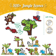 ImagiMake Window Art - Jungle