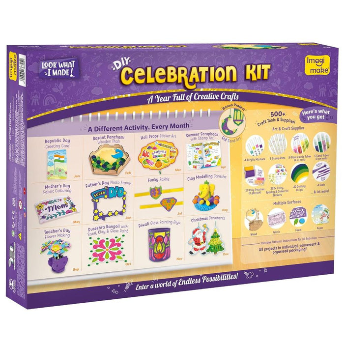 Imagimake Celebration Kit-Arts & Crafts-Imagimake-Toycra