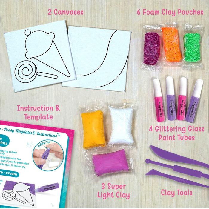 Imagimake Clay Murals - Candyland-Arts & Crafts-Imagimake-Toycra