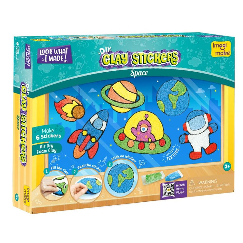 Imagimake Clay Stickers -Space