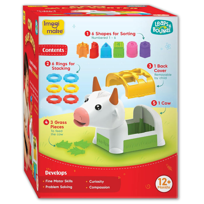 Imagimake Cow Shape Sorter-Early Learning-Imagimake-Toycra