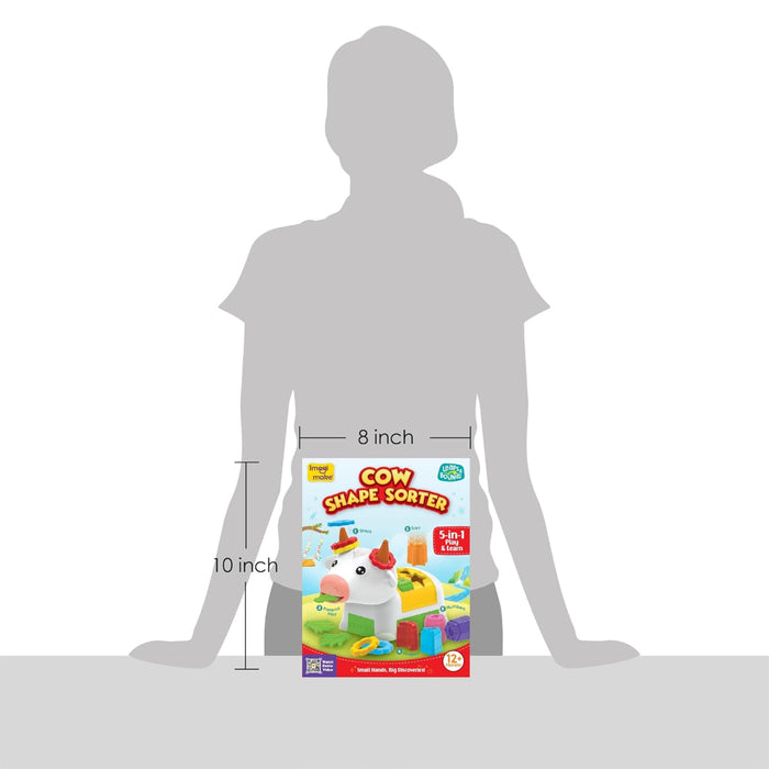 Imagimake Cow Shape Sorter-Early Learning-Imagimake-Toycra