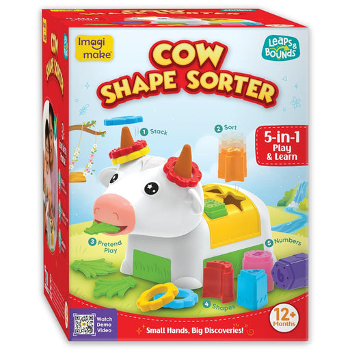 Imagimake Cow Shape Sorter-Early Learning-Imagimake-Toycra