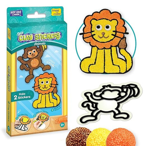 Imagimake DIY Clay Stickers Animals-Puzzles-Imagimake-Toycra