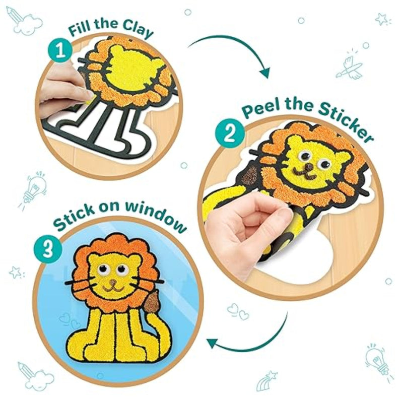 Imagimake DIY Clay Stickers Animals
