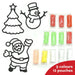 Imagimake DIY Clay Stickers Christmas Kit-Arts & Crafts-Imagimake-Toycra