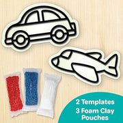 Imagimake DIY Clay Stickers Transport