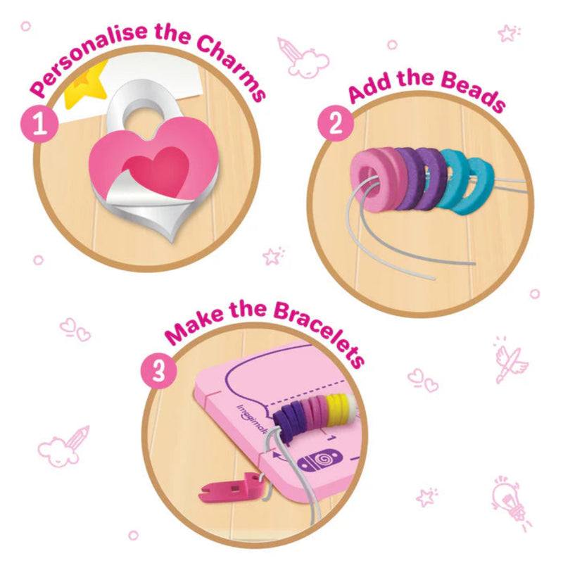 Imagimake DIY Glam Bands Bracelet & Charms