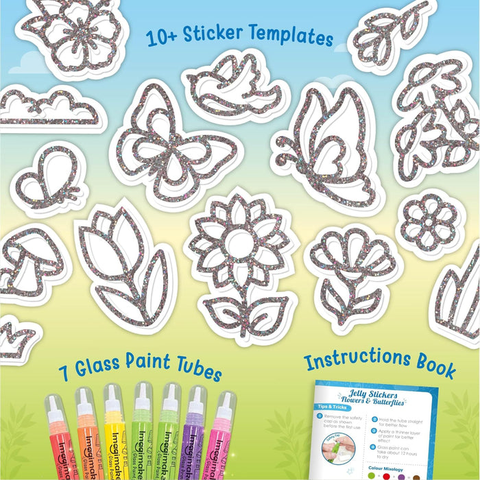 Imagimake DIY Jelly Stickers – Flowers & Butterflies