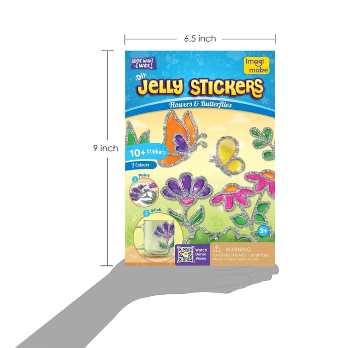 Imagimake DIY Jelly Stickers – Flowers & Butterflies
