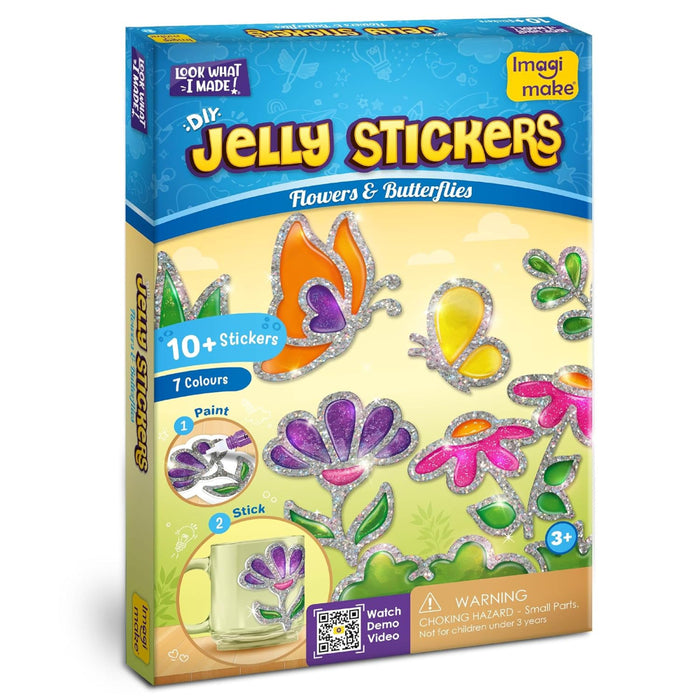 Imagimake DIY Jelly Stickers – Flowers & Butterflies