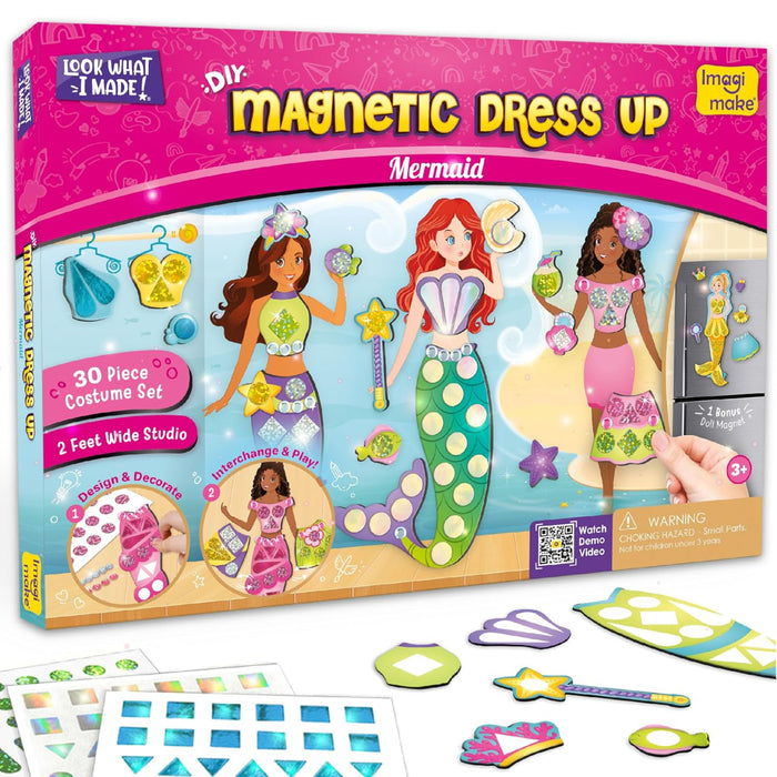 Imagimake DIY Magnetic Dress-Up Mermaid-Arts & Crafts-Imagimake-Toycra