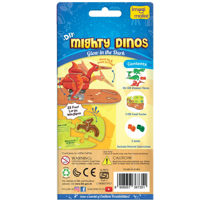 Imagimake DIY Mighty Dinos-Arts & Crafts-Imagimake-Toycra