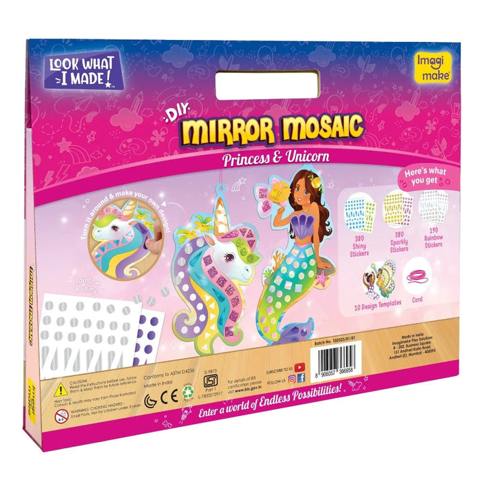 Imagimake DIY Mirror Mosaic Craft kit-Arts & Crafts-Imagimake-Toycra