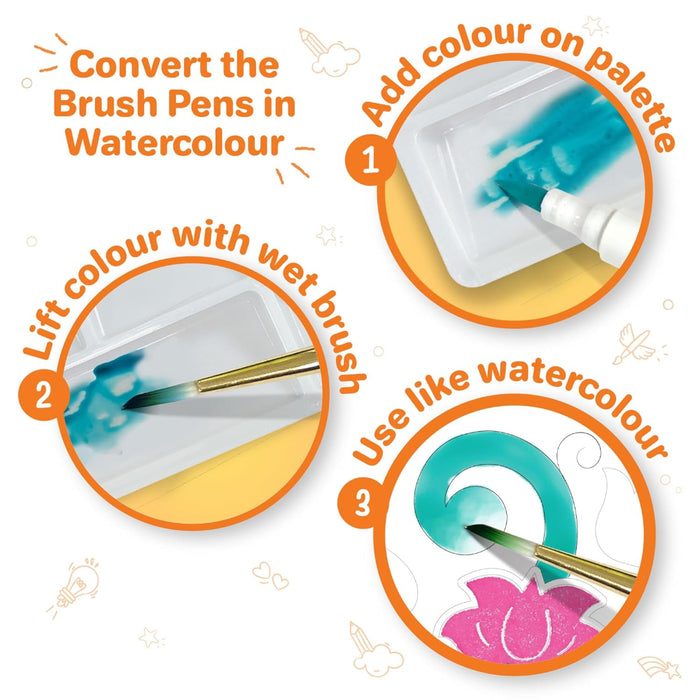 Imagimake DIY Pichwai Art Kit | Make 12 Paintings-Arts & Crafts-Imagimake-Toycra