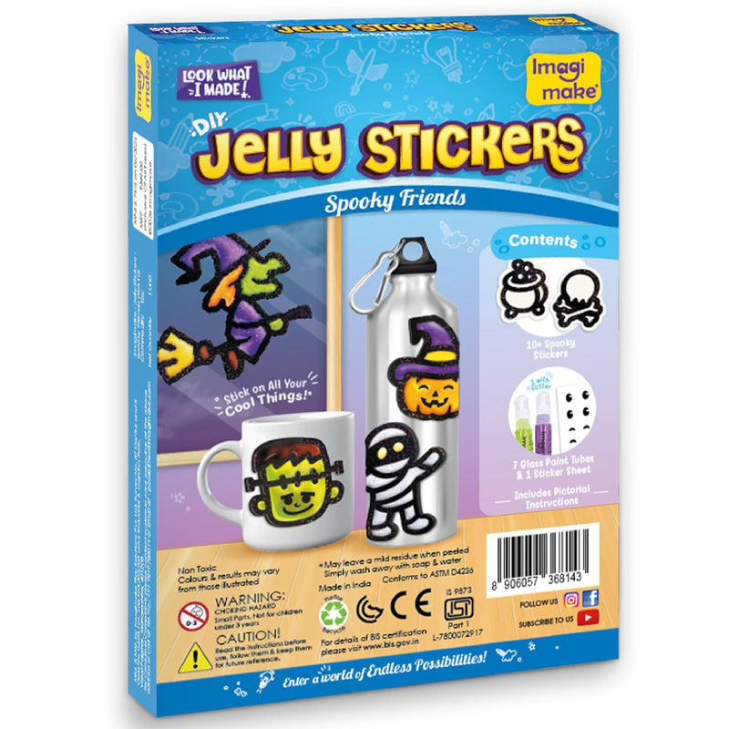 Imagimake DIY Spooky Friends Jelly Sticker