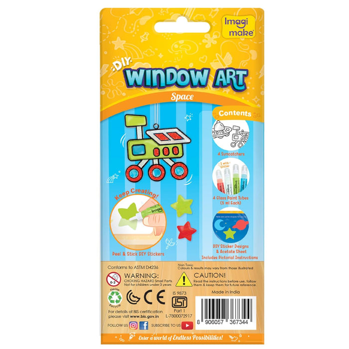 Imagimake DIY Window Art | Glass Painting Kit-Arts & Crafts-Imagimake-Toycra