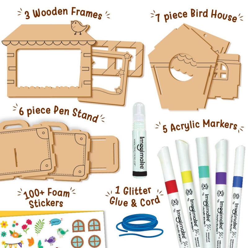 Imagimake DIY Wood Art Mega Pack