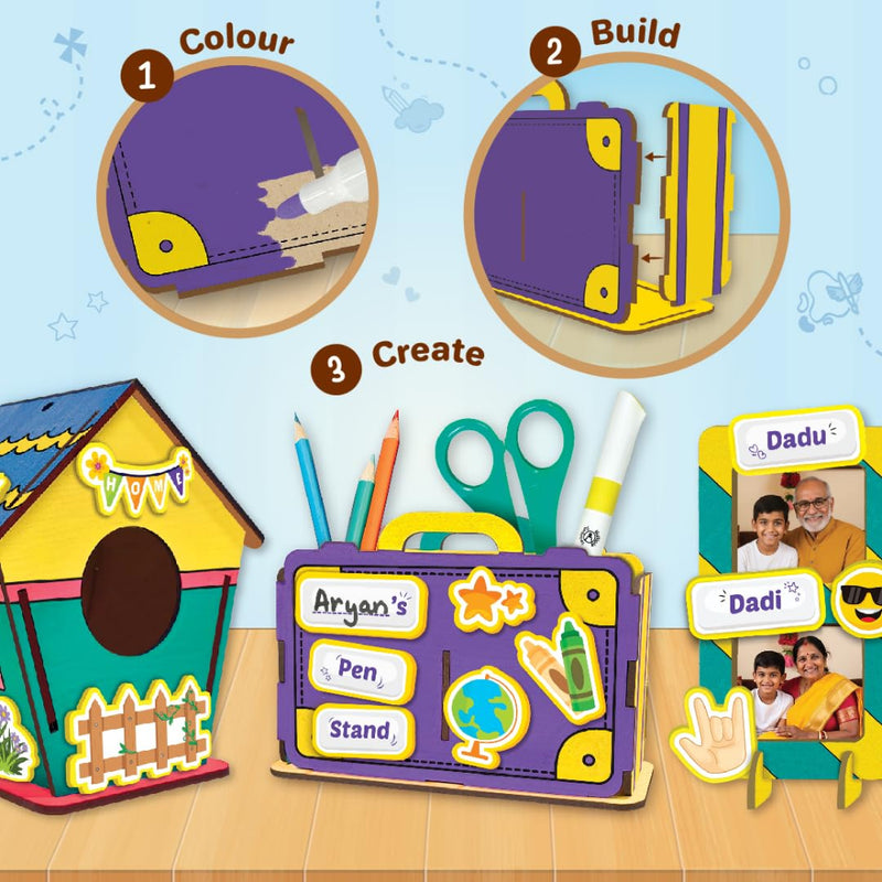Imagimake DIY Wood Art Mega Pack