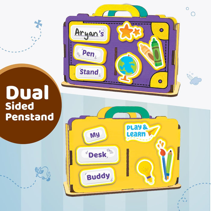 Imagimake DIY Wood Art Pen Stand-Arts & Crafts-Imagimake-Toycra