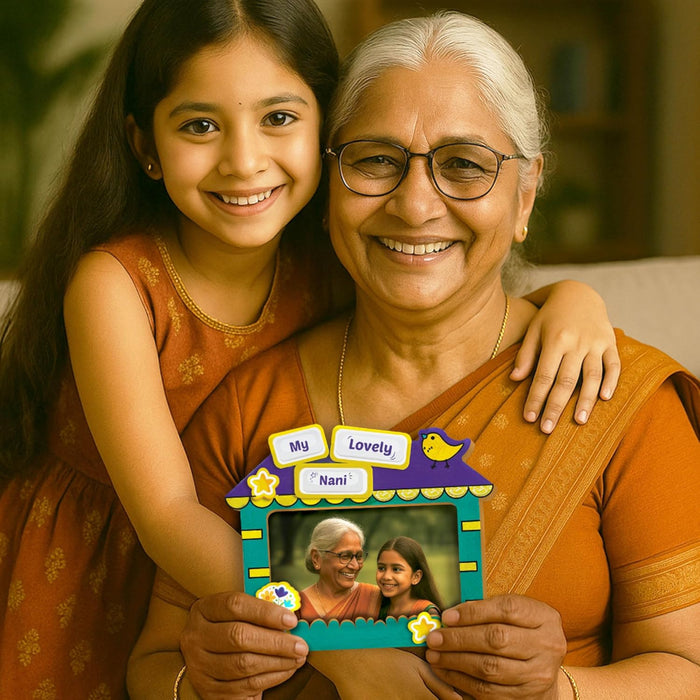 Imagimake DIY Wood Art Photo Frame-Arts & Crafts-Imagimake-Toycra