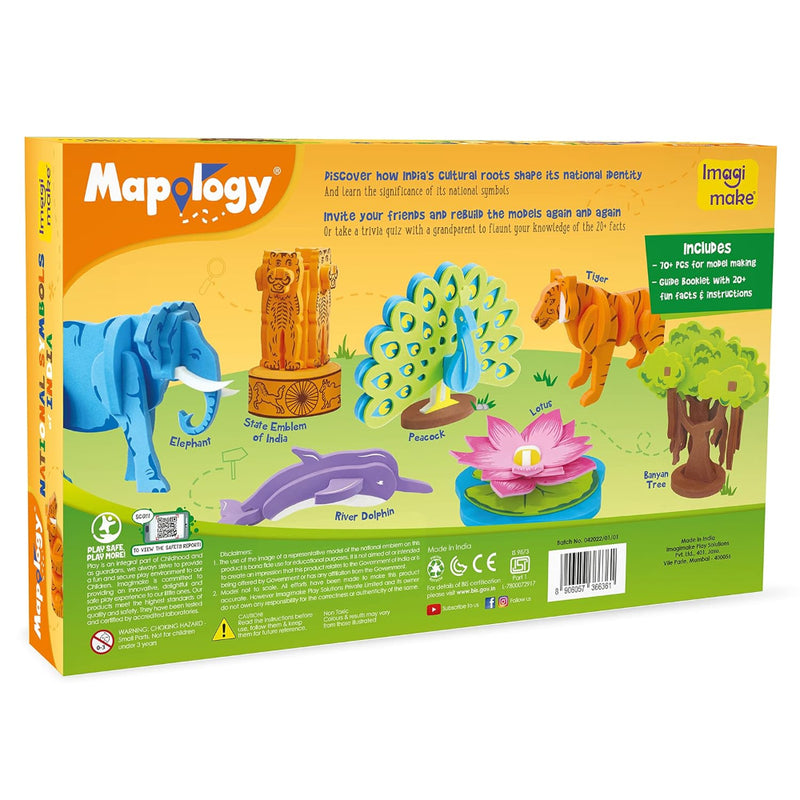 Imagimake Foam Mapology National Symbols Of India