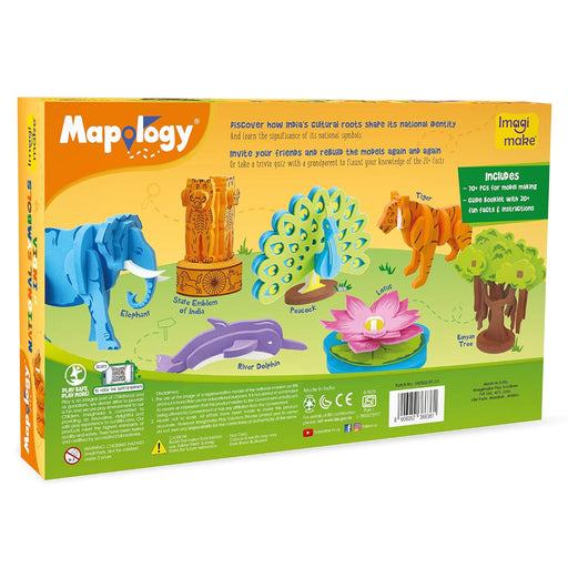 Imagimake Foam Mapology National Symbols Of India-Learning & Education-Imagimake-Toycra