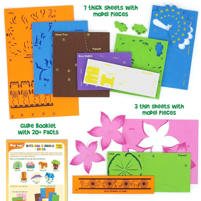 Imagimake Foam Mapology National Symbols Of India-Learning & Education-Imagimake-Toycra