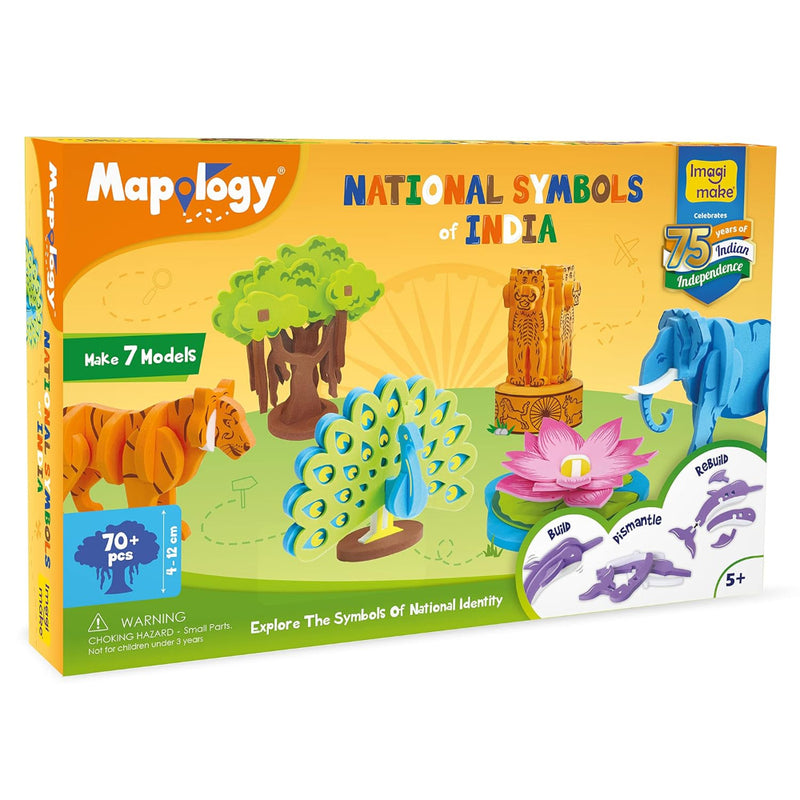 Imagimake Foam Mapology National Symbols Of India