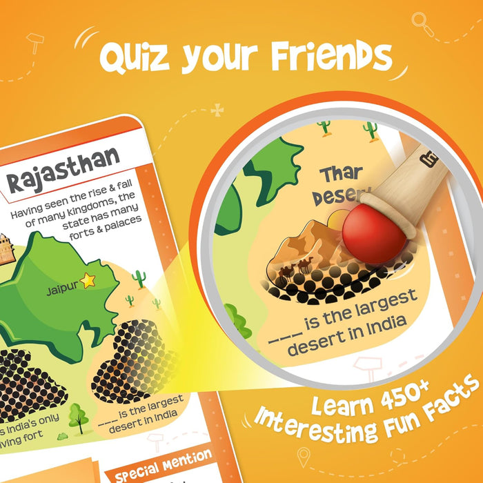 Imagimake Kids Mapology India Flash Cards-Kids Games-Imagimake-Toycra