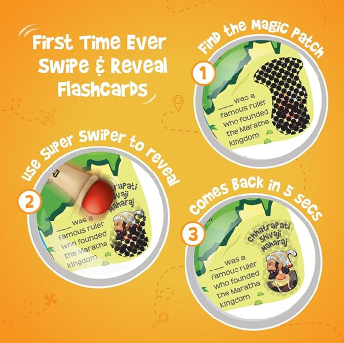 Imagimake Kids Mapology India Flash Cards-Kids Games-Imagimake-Toycra