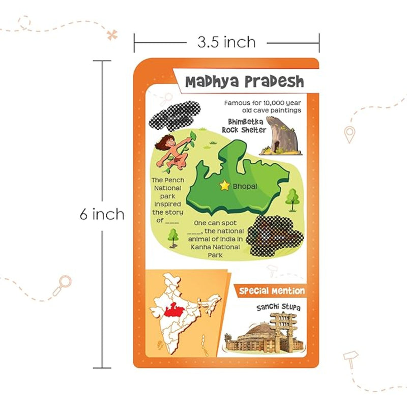 Imagimake Kids Mapology India Flash Cards