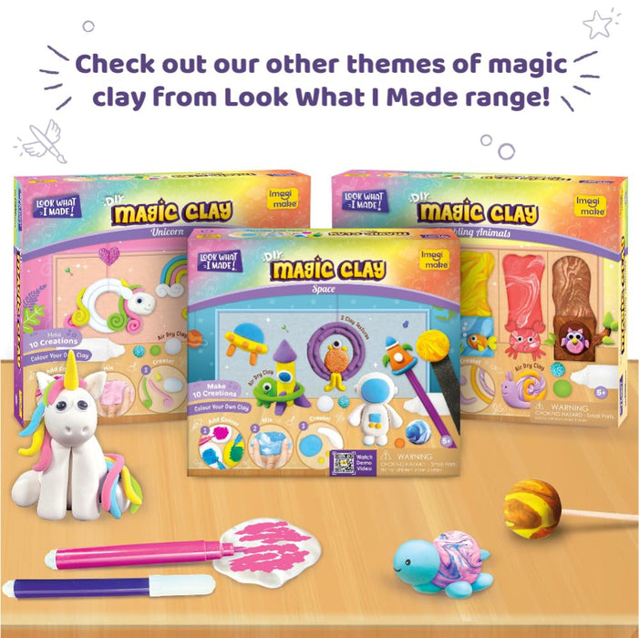 Imagimake Magic Clay | Colour & Create | Solar System Craft Kit