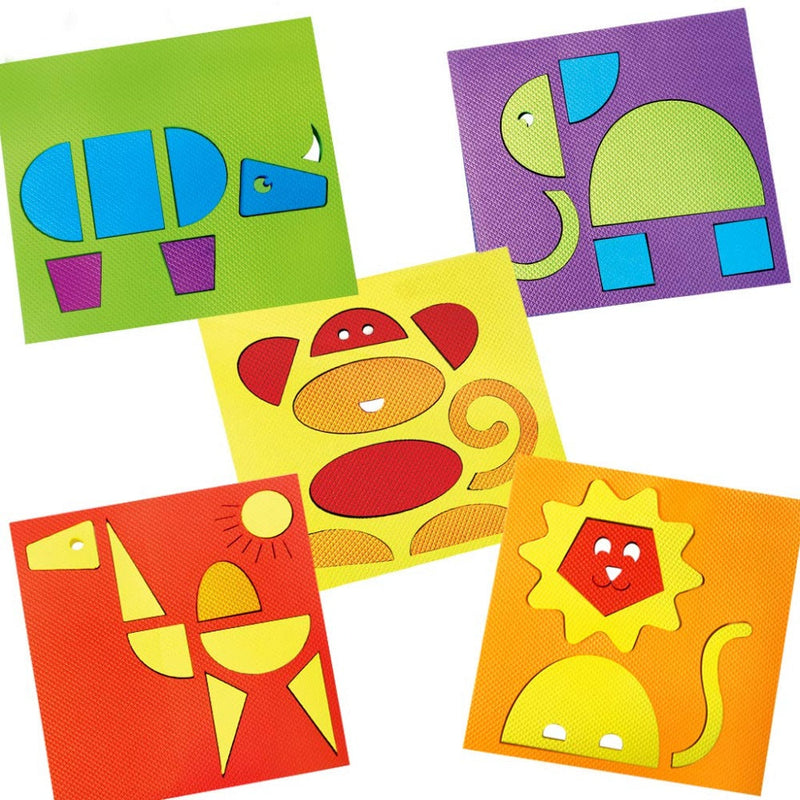 Imagimake Make with Shapes - Animals Theme